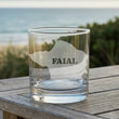 Load image into Gallery viewer, Faial Island Map Laser Engraved Glasses
