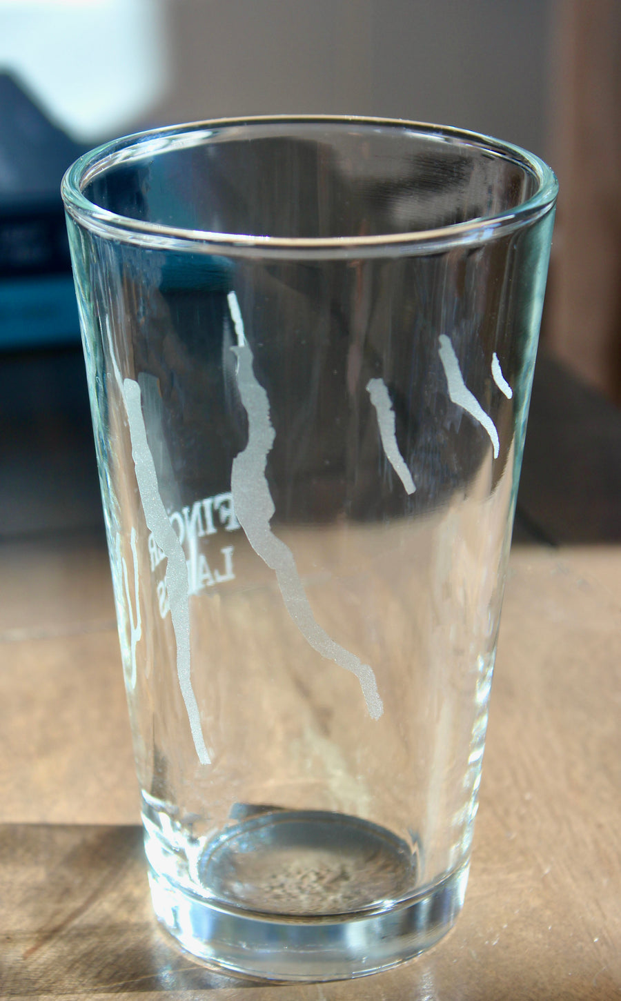 Finger Lakes (NY) Map Engraved Glasses