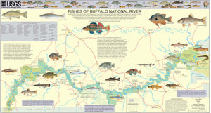 Fishes of the Buffalo National River Map