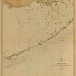 Load image into Gallery viewer, Florida Keys Map 1921 - Nautical Chart Print - Paper | Canvas | Metal
