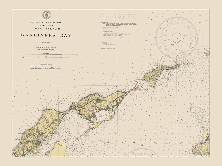 Gardiner's Bay  - Orient Point Map