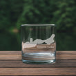 Load image into Gallery viewer, Geneva Lake (WI) Map Laser Engraved Glasses
