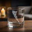 Load image into Gallery viewer, Graham Island, British Columbia Map Laser Engraved Glasses
