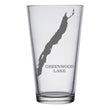 Load image into Gallery viewer, Greenwood Lake New York Map Laser Engraved Glasses
