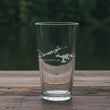 Load image into Gallery viewer, Greers Ferry Lake (AR) Map Engraved Glasses
