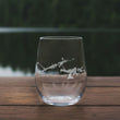 Load image into Gallery viewer, Greers Ferry Lake (AR) Map Engraved Glasses
