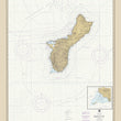 Load image into Gallery viewer, Guam Map - 1984 -  Nautical Chart Sherpa Fleece Blanket
