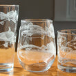 Load image into Gallery viewer, Gulf Coast Slam Engraved Glasses - Redfish, Speckled Trout, Sheepshead, Flounder, Tarpon, Snook
