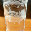 Load image into Gallery viewer, Gulf Coast Slam Engraved Glasses - Redfish, Speckled Trout, Sheepshead, Flounder, Tarpon, Snook
