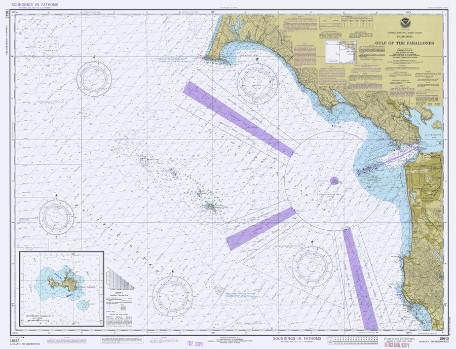 Gulf of the Farallones Map - 1982
