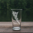 Load image into Gallery viewer, Haida Gwaii, British Columbia Map Laser Engraved Glasses
