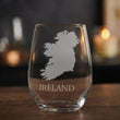 Load image into Gallery viewer, Ireland Map Laser Engraved Glasses
