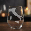 Load image into Gallery viewer, Italy Map Laser Engraved Glasses
