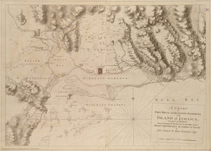 Jamaica - Port Royal and Kingston Harbor Map