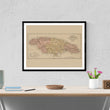 Load image into Gallery viewer, Jamaica Map - Historical Chart 1893 - Nautical Chart Print - Paper | Canvas | Metal
