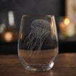 Load image into Gallery viewer, Jellyfish Laser Engraved Glasses - Ocean Creature Gift
