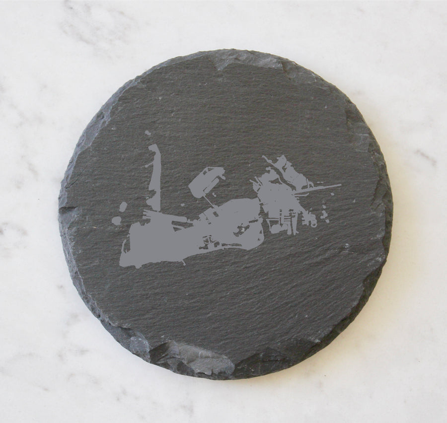 Key West Coaster Set (Slate or Leatherette)