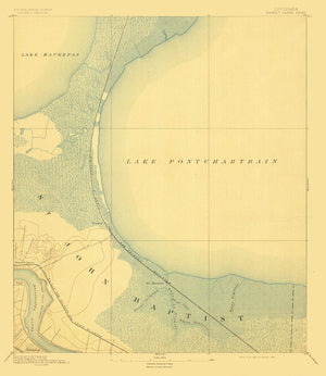 Bonnet Carre Map - 1892