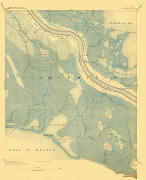 Quarantine (LA) Map - 1892