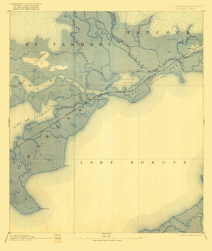 Rigolets (LA) Map - 1893