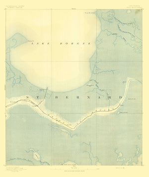 Shell Beach (LA) Map - 1893