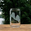 Load image into Gallery viewer, Lake Almanor (CA) Map Engraved Glasses

