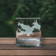 Load image into Gallery viewer, Lake Arrowhead (CA) Map Engraved Glasses
