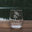 Load image into Gallery viewer, Lake Blue Ridge (GA) Map Engraved Glasses
