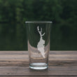 Load image into Gallery viewer, Lake Cascade (ID) Map Engraved Glasses
