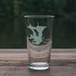 Load image into Gallery viewer, Lake Casitas (CA) Map Engraved Glasses
