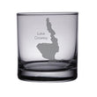 Load image into Gallery viewer, Lake Crowley (CA) Map Engraved Glasses
