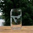 Load image into Gallery viewer, Lake Cuyamaca (CA) Map Engraved Glasses
