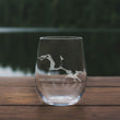 Load image into Gallery viewer, Lake Dardanelle (AR) Map Engraved Glasses
