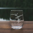 Load image into Gallery viewer, Lake Greeson (AR) Map Engraved Glasses
