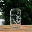 Load image into Gallery viewer, Lake Martin Alabama Map - Laser Engraved Glasses
