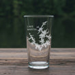 Load image into Gallery viewer, Lake Martin Alabama Map - Laser Engraved Glasses
