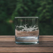 Load image into Gallery viewer, Lake Ouachita (AR) Map Laser Engraved Glasses
