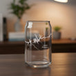 Load image into Gallery viewer, Lake Powell Map Laser Engraved Glasses
