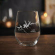 Load image into Gallery viewer, Lake Powell Map Laser Engraved Glasses
