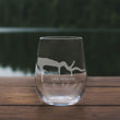 Load image into Gallery viewer, Lake Rayburn (AR) Map Laser Engraved Glasses
