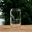 Load image into Gallery viewer, Lake Tobesofkee (GA) Map Engraved Glasses
