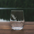 Load image into Gallery viewer, Lake Tobesofkee (GA) Map Engraved Glasses
