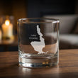 Load image into Gallery viewer, Lake Crowley California Map Laser Engraved Glasses
