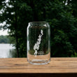 Load image into Gallery viewer, Little Sebago Lake Maine Map Laser Engraved Glasses
