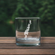 Load image into Gallery viewer, Little Sebago Lake Maine Map Laser Engraved Glasses
