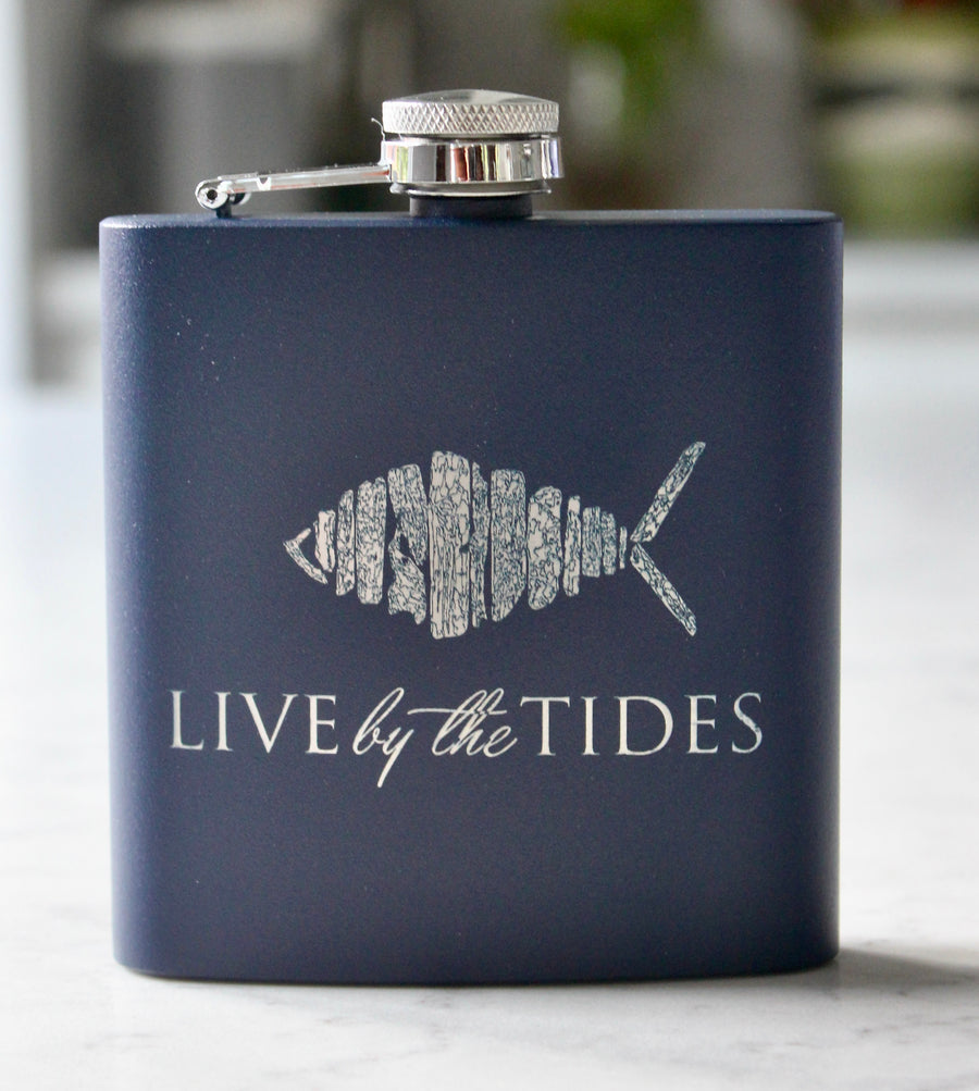 Custom Engraved Stainless Steel Flask - 6 oz.