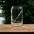 Load image into Gallery viewer, Long Lake Map - New York - Laser Engraved Glasses
