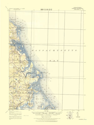 Duxbury Map - 1918