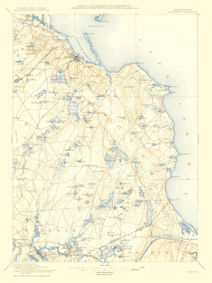 Plymouth Map - 1886