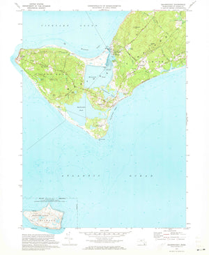 Squibnocket - Martha's Vineyard Map - 1972